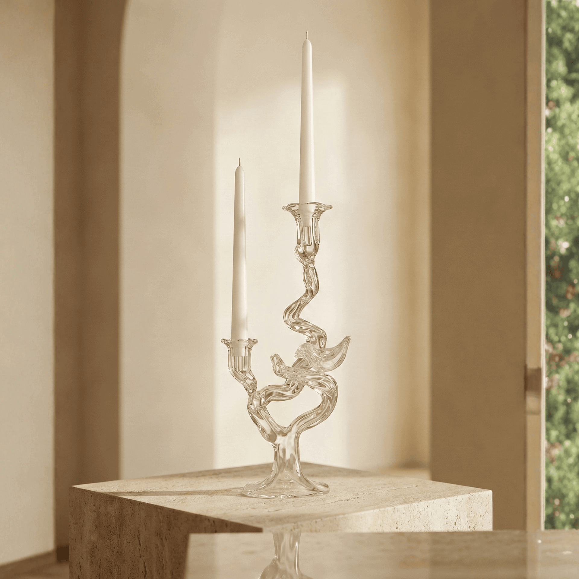 Tree of Life 2 Candles Candelabra