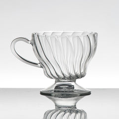 ARABESQUE WIDE ceașcă transparentă (set de 2)