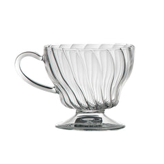 ARABESQUE WIDE ceașcă transparentă (set de 2)