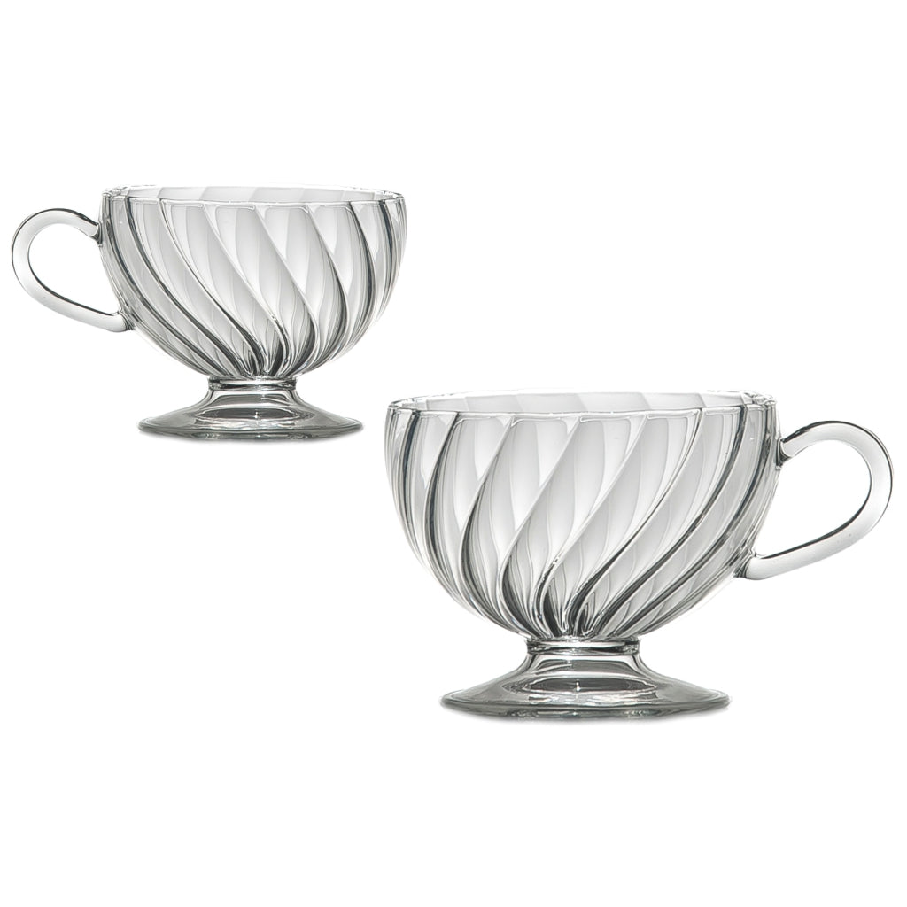 ARABESQUE Teacup Clear (set of 2)