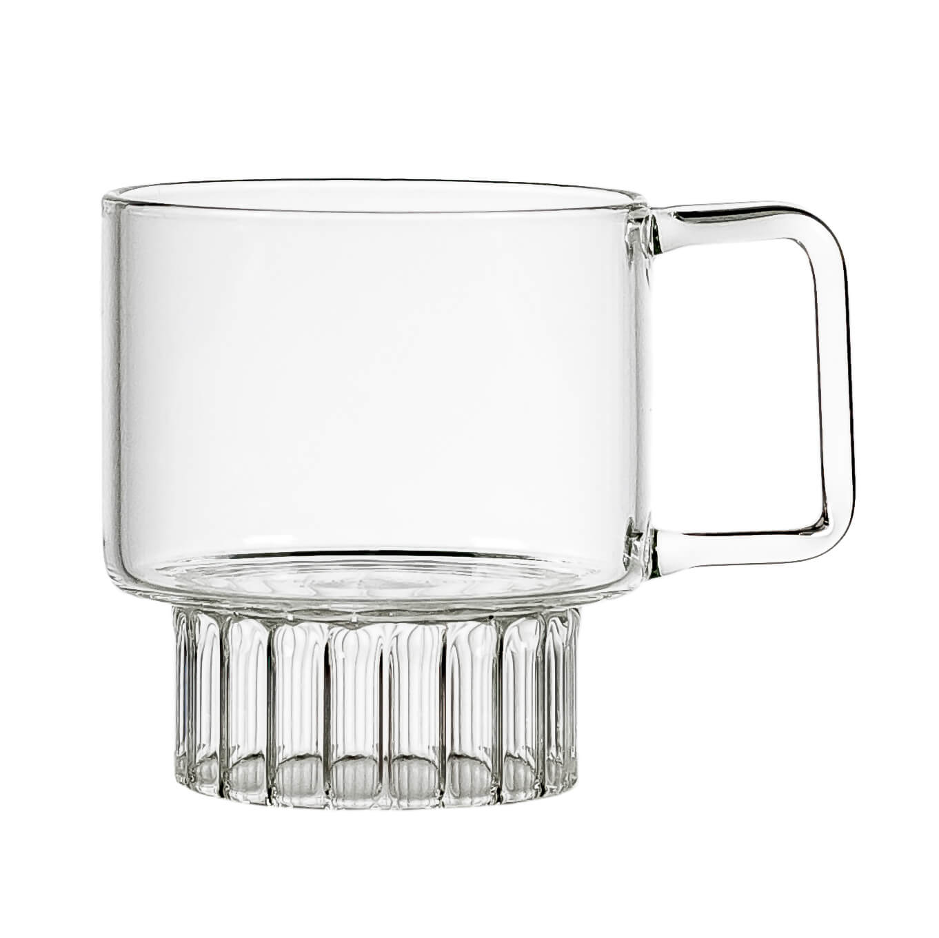 Ara tea cup on white background