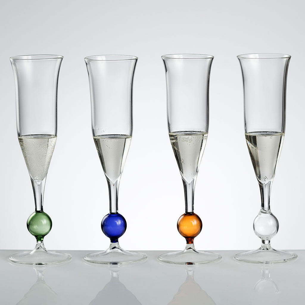 Bubble Champagne Flute (set of 4)