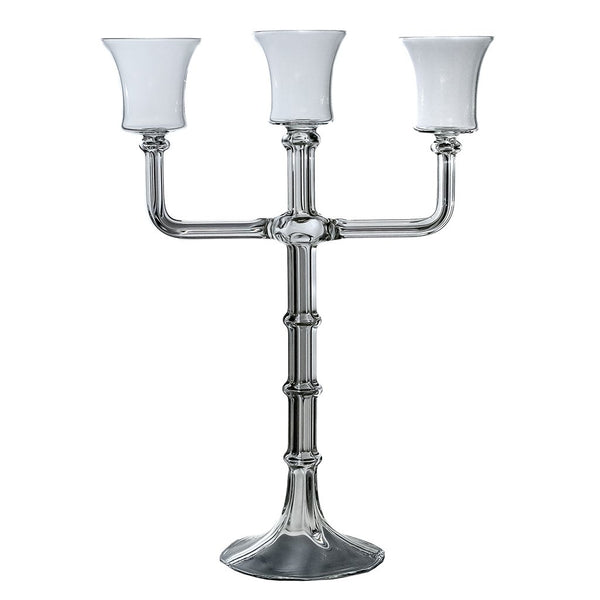 BAMBUS 3 Lumanari Candelabre