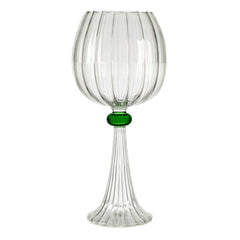 Verona candleholder green large on white background
